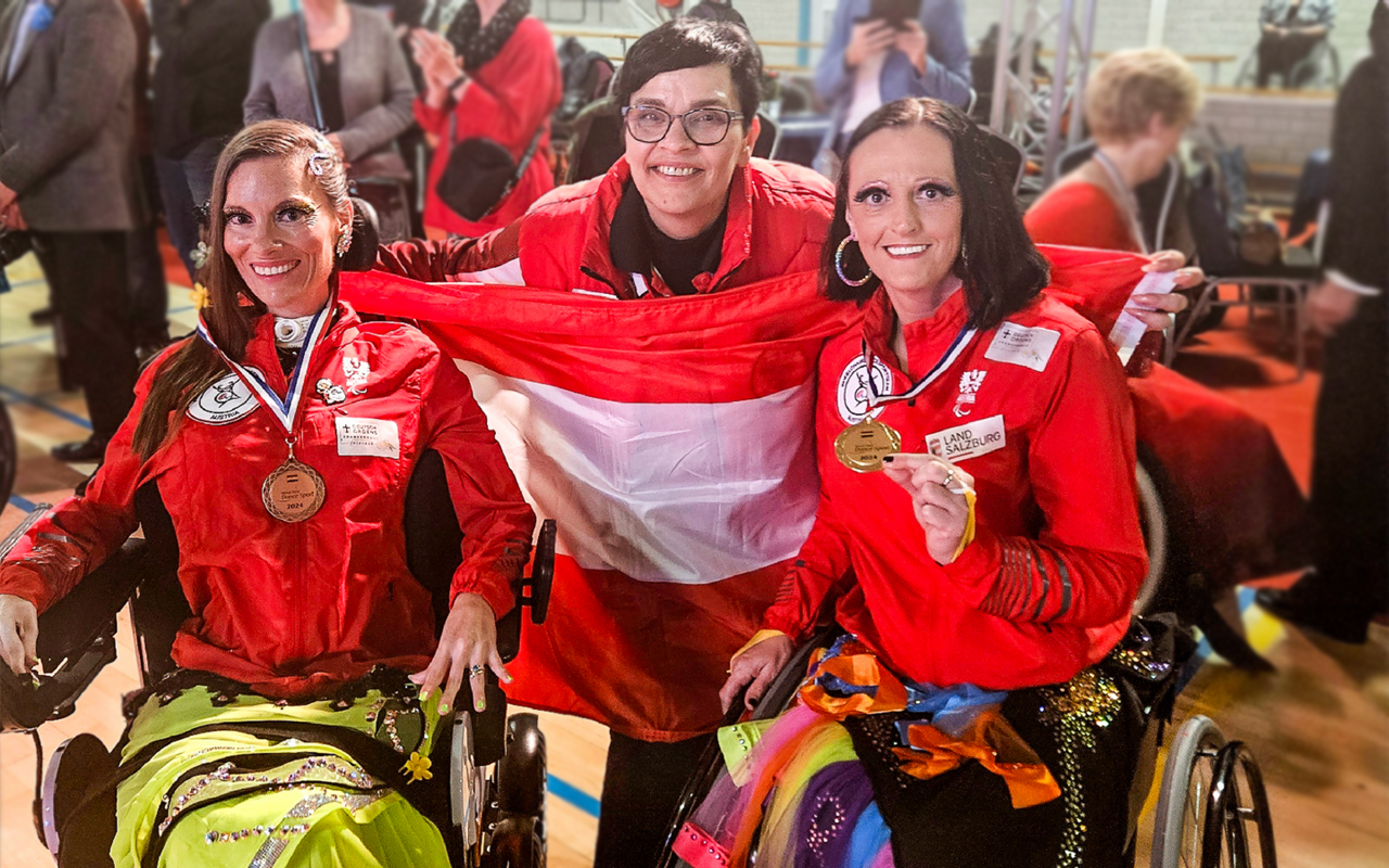 Eva-Maria Nussdorfer, Kerstin Govekar und Sanja Vukasinovic in den Niederlanden. 